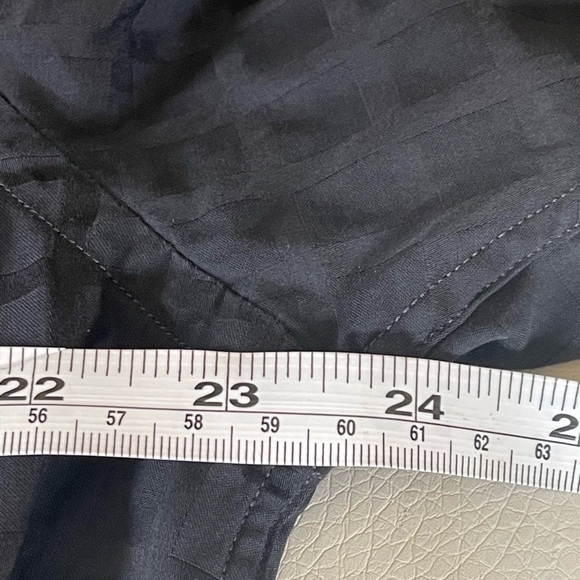 Bugatchi Mens Long Sleeve black window pane shaped fit size large city design - Picture 10 of 11